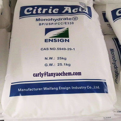 Kwas cytrynowy w proszku 30-100 Mesh Nr CAS 5949-29-1